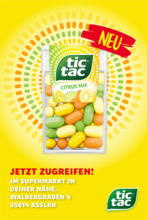 tic tac tic tac: Citrus Mix! Jetzt zugreifen! - bis 21.05.2023
