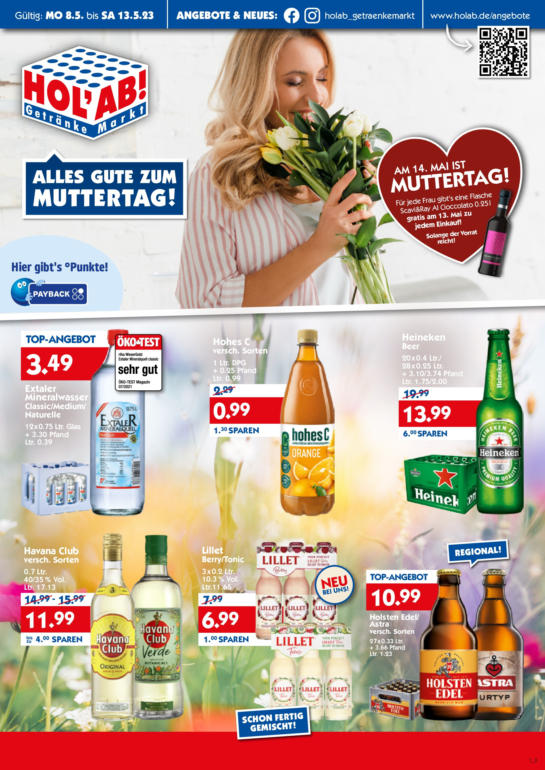 Hol‘ Ab! Getränkemarkt in Blumenstraße 4, 27211 Bassum ⇔ Öffnungszeiten