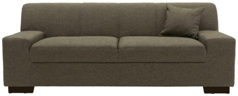 3-Sitzer-Sofa Norma Grau/Braun Webstoff