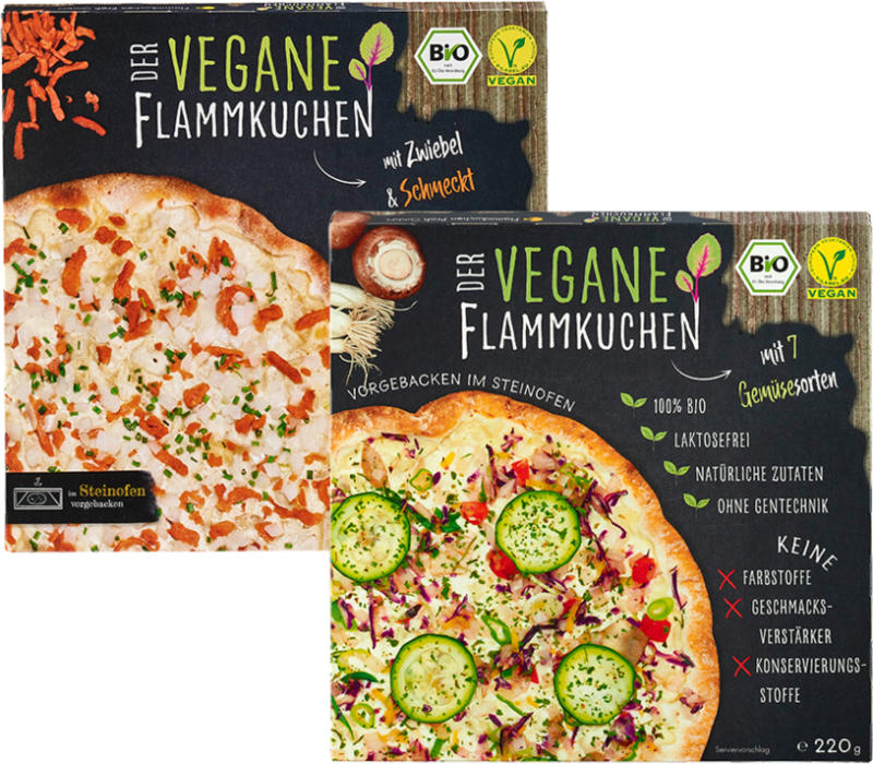 Veganer Bio- Flammkuchen