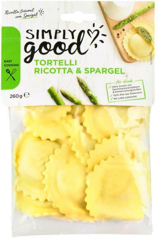 Simply Good Tortelli Ricotta & Spargel