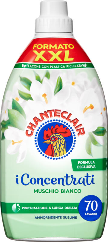 Ammorbidente Muschio Bianco Chanteclair , 70 lessives, 1,4 litre