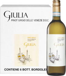 Giulia Pinot Grigio delle Venezie DOC, Italie, Vénétie, 2022, 6 x 75 cl