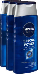 Shampooing de soin Strong Power Nivea, 3 x 250 ml