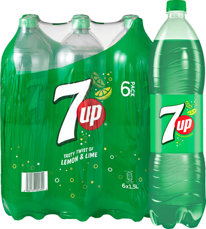 7up Regular, 6 x 1,5 litre