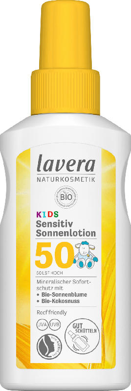 Lavera Kids Sensitive Sonnenlotion LSF 50+