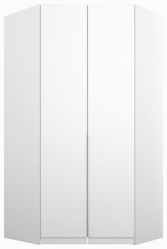 Eckkschrank B: 117 cm Alabama Weiß