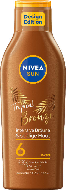 NIVEA SUN Sonnenmilch tropical bronze LSF 6