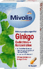 dm drogerie markt Mivolis Ginkgo Gedächtnis + Konzentration Kapseln