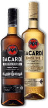 Travel FREE BACARDI RŮZNÉ DRUHY 37,5-40% 1L - bis 01.06.2023
