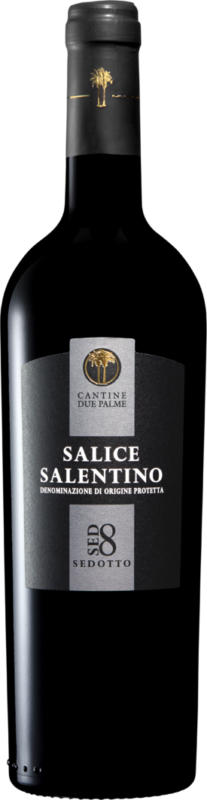 Cantine Due Palme Sedotto Salice Salentino DOP, Italie, les Pouilles, 2019, 75 cl