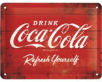 Hornbach Blechschild Coca-Cola Logo 20x15 cm