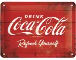 Hornbach Blechschild Coca-Cola Logo 20x15 cm