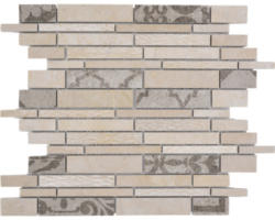 Keramikmosaik Marmor Verbund 27,0x30,0 cm beige matt