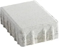 Flairstone Drei Pflasterstein Beton mittelgrau 6x14x21 cm