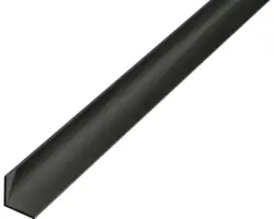Winkelprofil Alu eloxiert 20x20x1 mm, 1 m schwarz