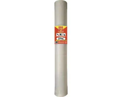Baufolie LDPE Extrastark transparent 2x50 m