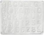 Hornbach Gießform: Buchstaben/Zahlen, 37 Motive