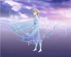 Poster Frozen Elsa The North Calls 50x40 cm