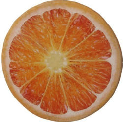 Sitzkissen Velvet Orange Ø 40 cm