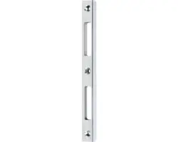 Stahlrohr-Schließblech, 3-fach verstellbar, 210x20x10 mm, ÖNORM / DIN, silber