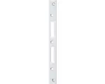 Hornbach Flachschließblech für 2-flügelige Türen, bombiert, eckig, 300x30x3,5 mm, ÖNORM / DIN, silber