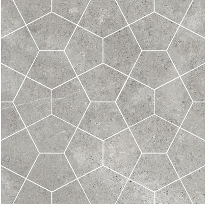 Feinsteinzeugmosaik Wohnidee Torino 30,0x30,0 cm grau
