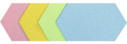 Moderationskarten Königswabe 16,5x30 cm 5 Farben 100 Stück