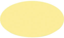 Moderationskarten Oval 11x19 cm gelb 500 Stück