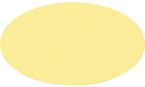 Moderationskarten Oval 11x19 cm gelb 500 Stück