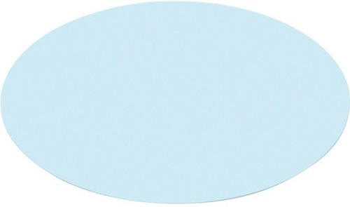 Moderationskarten Oval 11x19 cm hellblau 500 Stück
