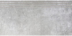 Feinsteinzeug Treppenstufe Metropolitan 30,0x60,0 cm hellgrau
