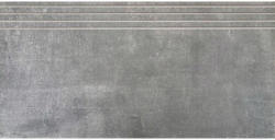 Feinsteinzeug Treppenstufe Metropolitan 30,0x60,0 cm grau