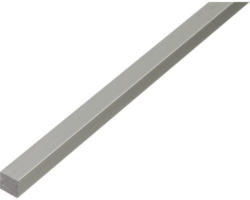 Vierkantrohr Alu natur 10x10 mm, 1 m silber