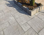 Hornbach Beton Terrassenplatte India grau Mehrformat Stärke 4 cm (1 Pal = 9,72 m² entspr. 6 Sets a 1,62 m²)