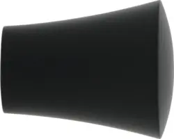 Endstück Medium für Premium Black Line schwarz Ø 20 mm 2 Stk.