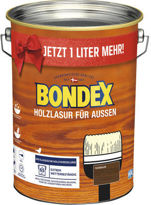 Bondex Holzschutzlasur nußbaum 5 L