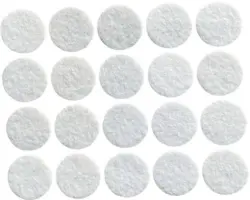 Filzgleiter rund 22 mm weiß selbstklebend 20 Stück