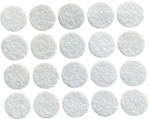 Filzgleiter rund 22 mm weiß selbstklebend 20 Stück