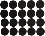 Hornbach Filzgleiter rund 22 mm braun selbstklebend 20 Stück