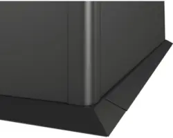 Mähkante biohort für Hochbeet 1x0,5 dunkelgrau