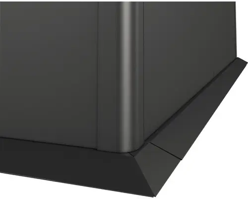 Mähkante biohort für Hochbeet 1x0,5 dunkelgrau