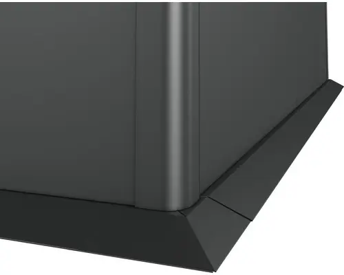 Mähkante biohort für Hochbeet 0,5x0,5 dunkelgrau