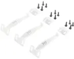Hornbach Guardino Schrank- und Schubladensicherung zum Schrauben weiß 3 Stück