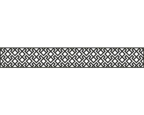 Designeinsatz GroJa Flex Abstract 179,5 x 25,5 cm anthrazit