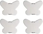 Hornbach Tischdeckenbeschwerer Magnet Schmetterling silber 4 Stk.