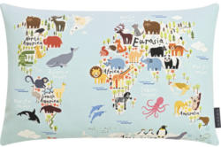 Kissen World Weltkarte 40 x 60 cm