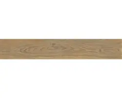 Feinsteinzeug Bodenfliese Oliver 20,0x119,5 cm braun matt rektifiziert