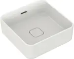 Hornbach Aufsatzwaschbecken Ideal Standard Strada II 40x40 cm weiß glänzend mit Überlauf ohne Beschichtung