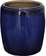 Hornbach Pflanztopf Lafiora Jia Keramik Ø 35 cm H 35 cm royal blau